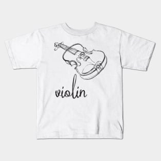 Violin Kids T-Shirt